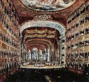 leigh hunt the interior of the teatro san carlo in naples where several of rossini s operas were fist performed France oil painting artist